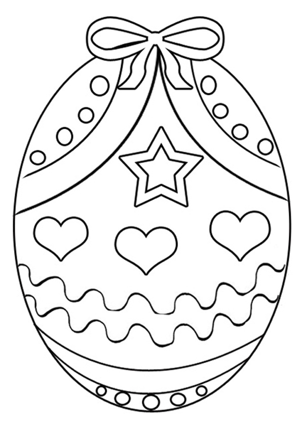 600x850 Luxury Easter Egg Coloring Page Logo And Design Ideas