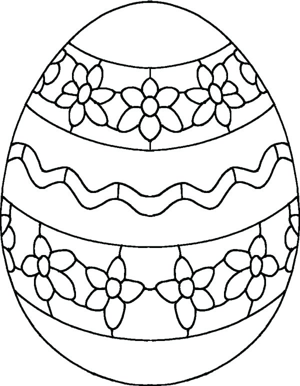 600x772 Easter Egg Coloring Pages Crayola Icontent