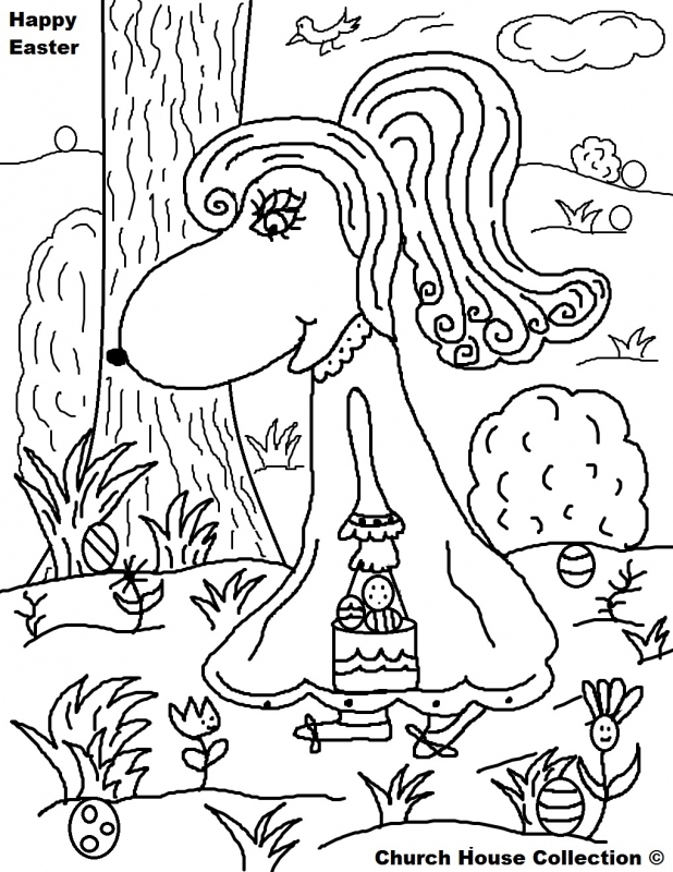 618x800 Easter Egg Hunt Coloring Pages Coloring Pages Kids Collection