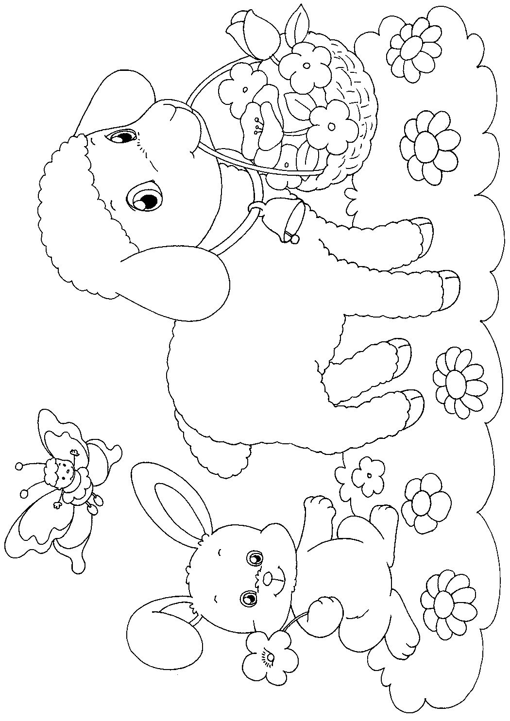 1050x1485 Image Detail For Here Is An Easter Paper Craft And A Coloring