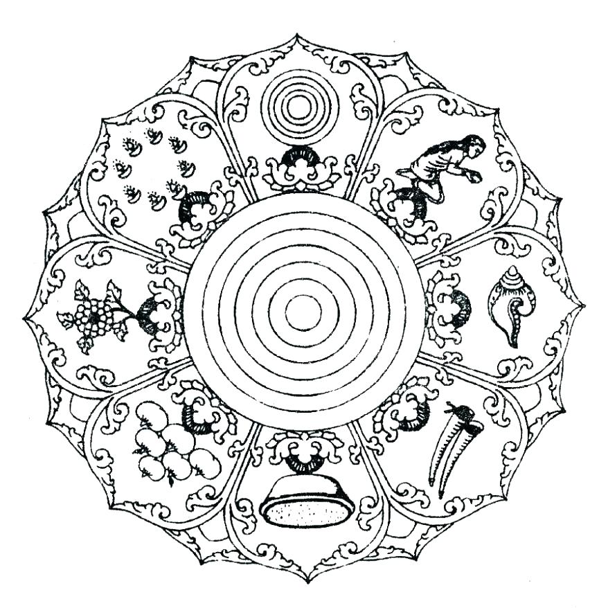878x878 Mandala Coloring Pages Printable Mandala Free Coloring Printable