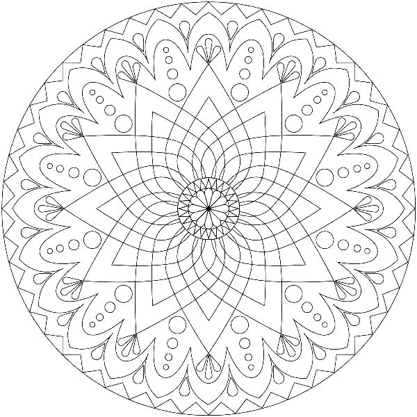 600x600 Printable Easter Mandala Coloring Pages Downloadable Coloring