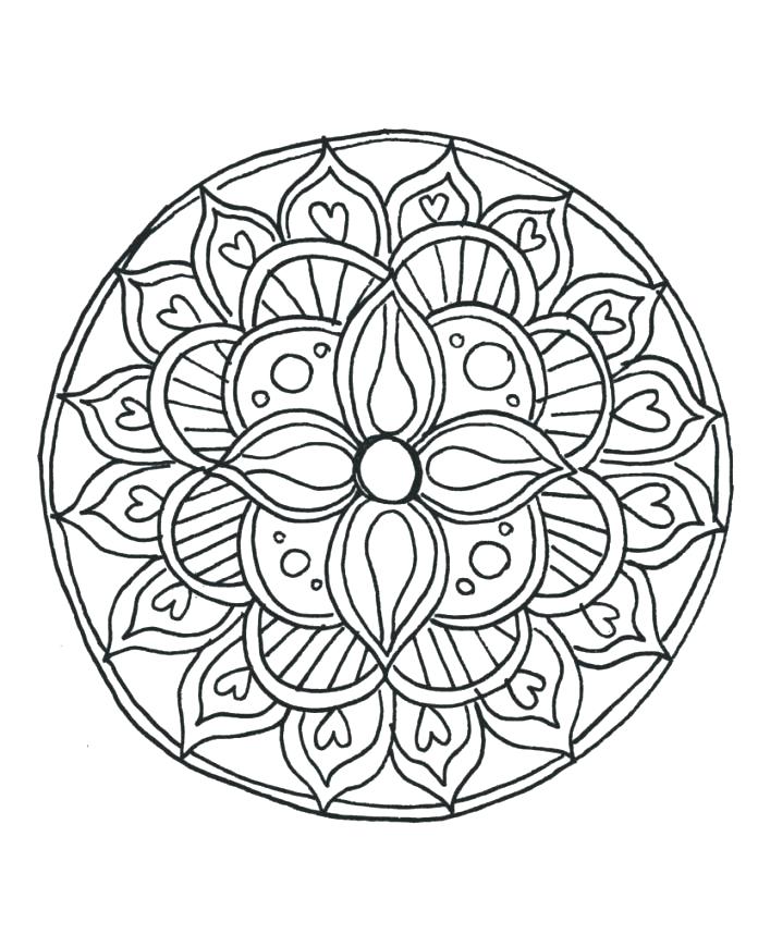 696x870 Printable Mandala Coloring Pages Mandala Coloring Pages Online As