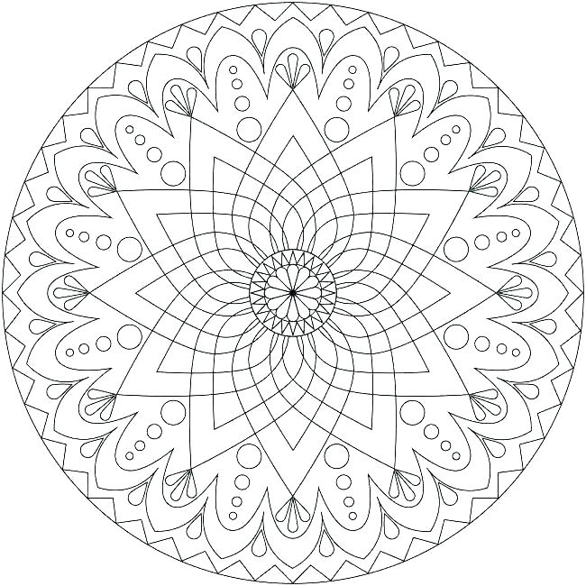 650x650 Printable Mandala Coloring Pages Mandala Printable Coloring Pages