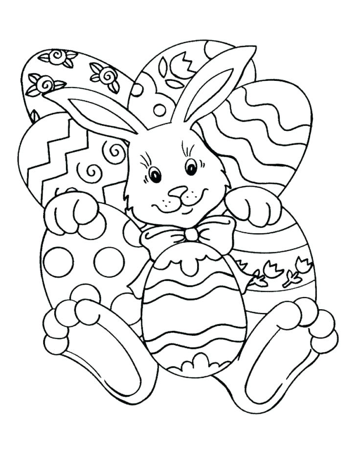 736x961 Easter Bunny Coloring Page For Kids Usedauto Club