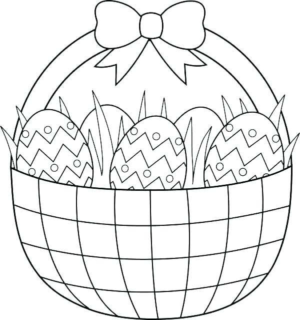 600x639 Coloring Pages For Easter Eggs Printable