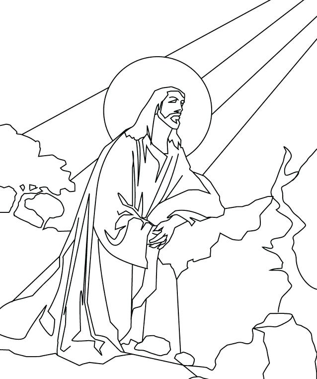 638x762 Jesus Easter Story Coloring Pages Loves Me Love And The Other