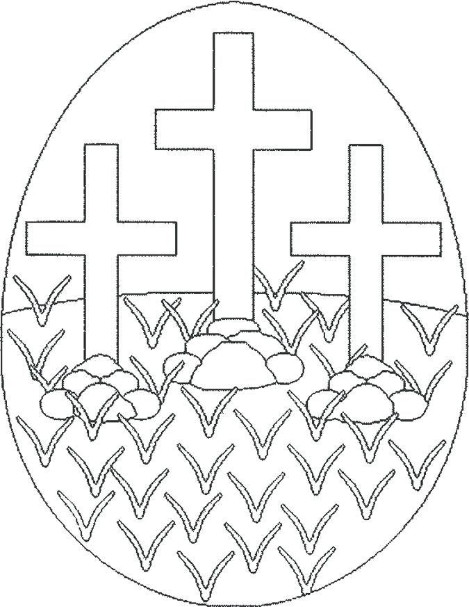 675x873 Elegant Christian Easter Coloring Pages For Free Printable