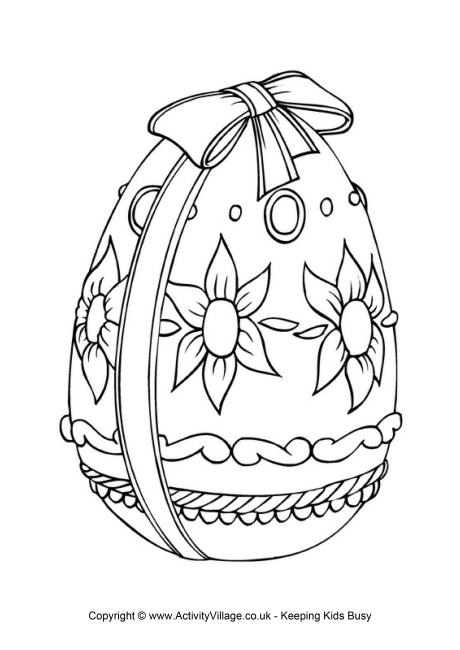 460x650 Easter Colouring Pages
