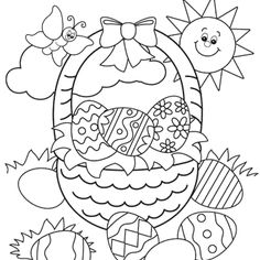 236x236 Easter Themed Coloring Pages Color Bros