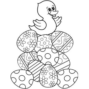 340x340 Fun Easter Coloring Pages Merry Christmas And Happy New Year