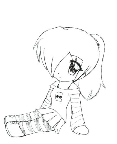 405x500 Easy Coloring Pages For Girls Medium Size Of Cute Anime Coloring