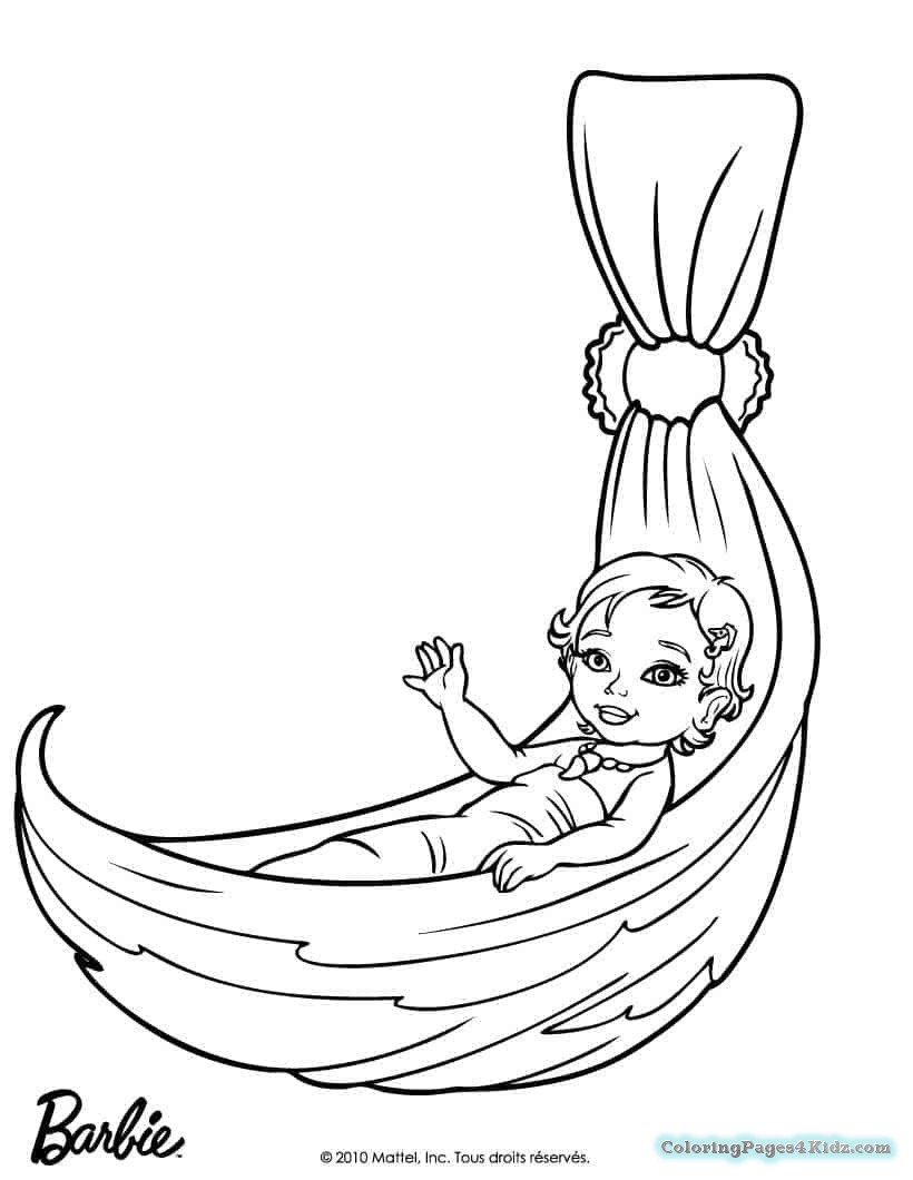 820x1060 Easy Barbie Mermaid Coloring Pages Coloring Pages For Kids