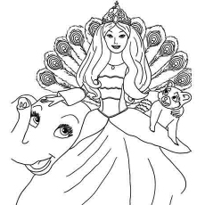 230x230 Top Free Printable Barbie Coloring Pages Online
