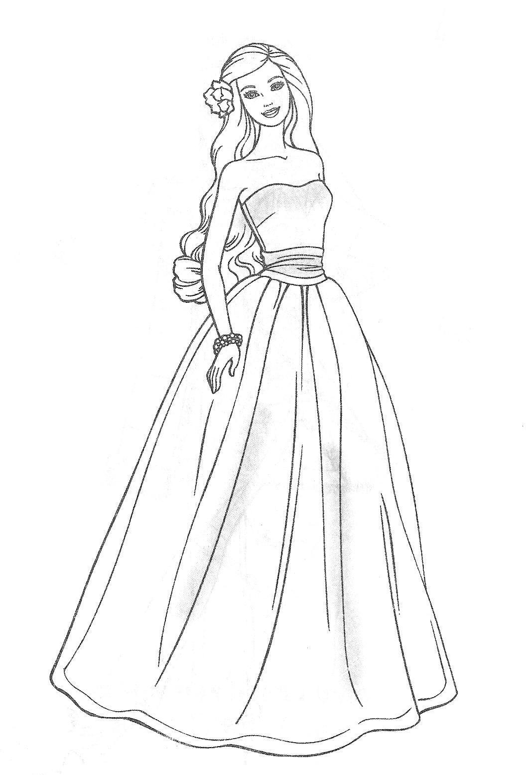 1058x1556 Printable Barbie Coloring Pages For Kids Barbie Coloring Pages