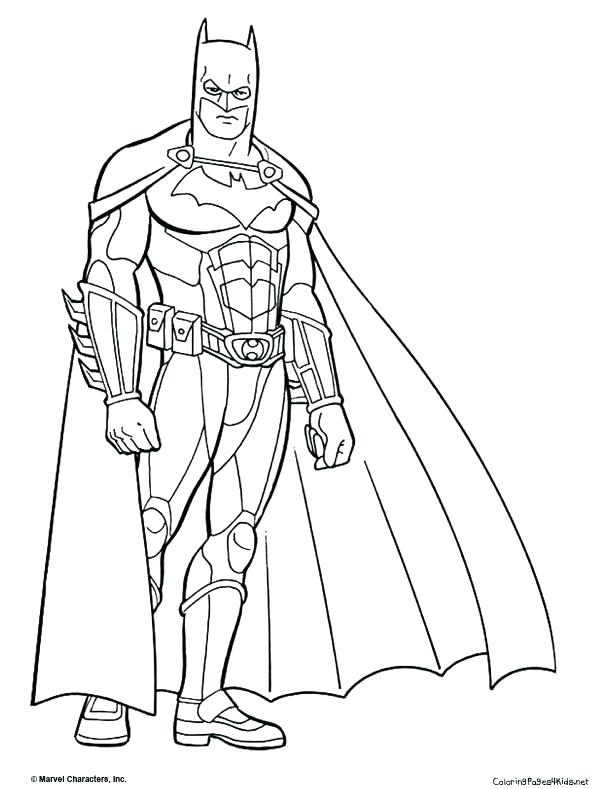 Easy Batman Coloring Pages at GetDrawings | Free download