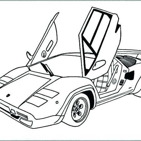 450x450 Lamborghini Coloring Pages Car Easy Lamborghini Coloring Pages