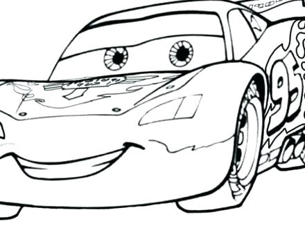 440x330 Race Car Coloring Page Simple Car Coloring Pages Kindergarten