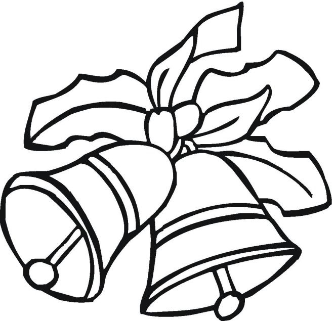 660x635 Easy Bells Christmas Coloring Pages Coloring Pages Kids