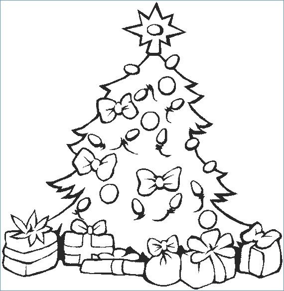 Easy Coloring Pages Christmas at GetDrawings | Free download