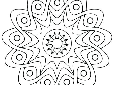 440x330 Coloring Pages For Teens Free Easy Printable Geometric Kids