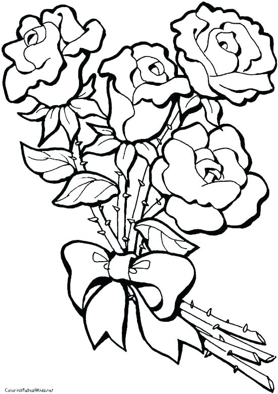 550x780 Easy Flower Coloring Pages Flowering Coloring Pages Floral