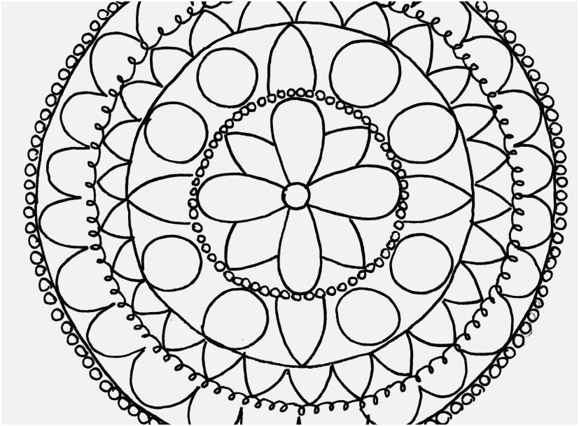 827x609 Easy Abstract Coloring Pages Display How To Draw A Mandala