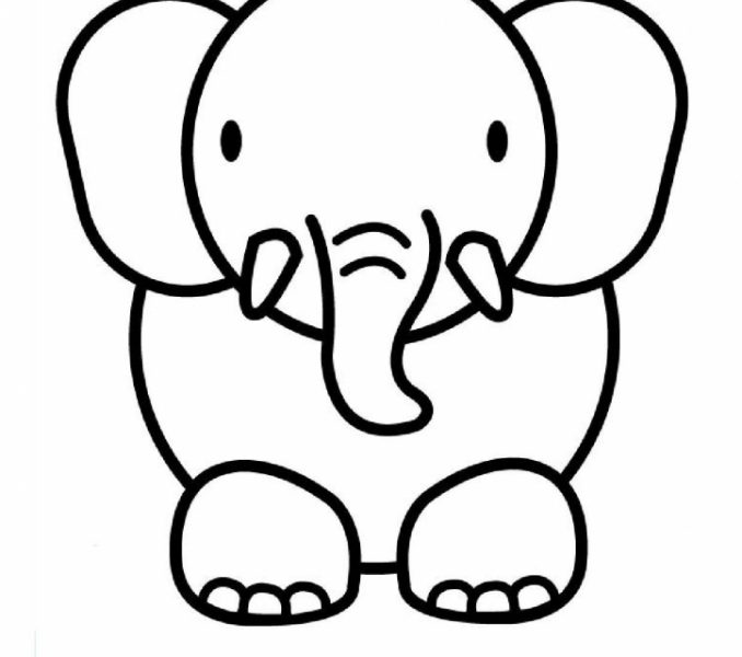 678x600 Easy Drawings For Kids Animals Coloring Pages Draw Easy Animals