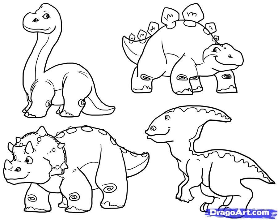 900x711 Cute Dinosaur Coloring Pages Cute Dinosaur Drawings Images Hd