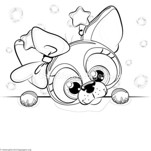 520x520 Easy Dog Coloring Pages