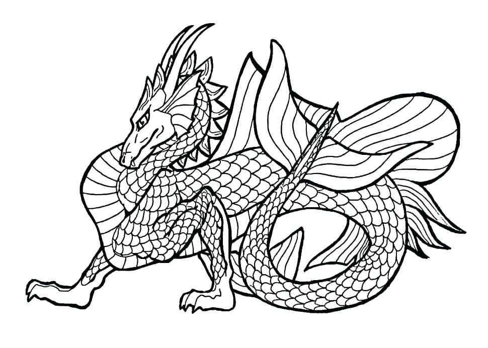970x692 Unique Real Dragon Coloring Pages On Coloring Pages Photos