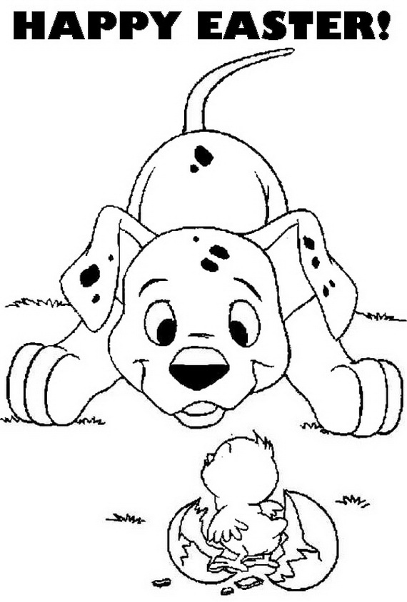 570x844 Disney Easter Coloring Pages