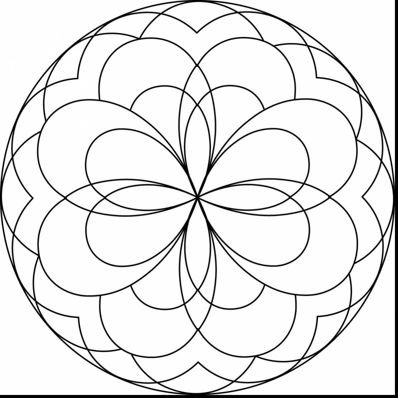1303x1303 Marvelous Flower Mandala Coloring Pages Printable With Pics