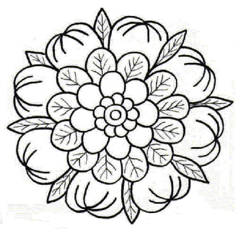 827x800 Top Lotus Flower Mandala Coloring Pages Colorings