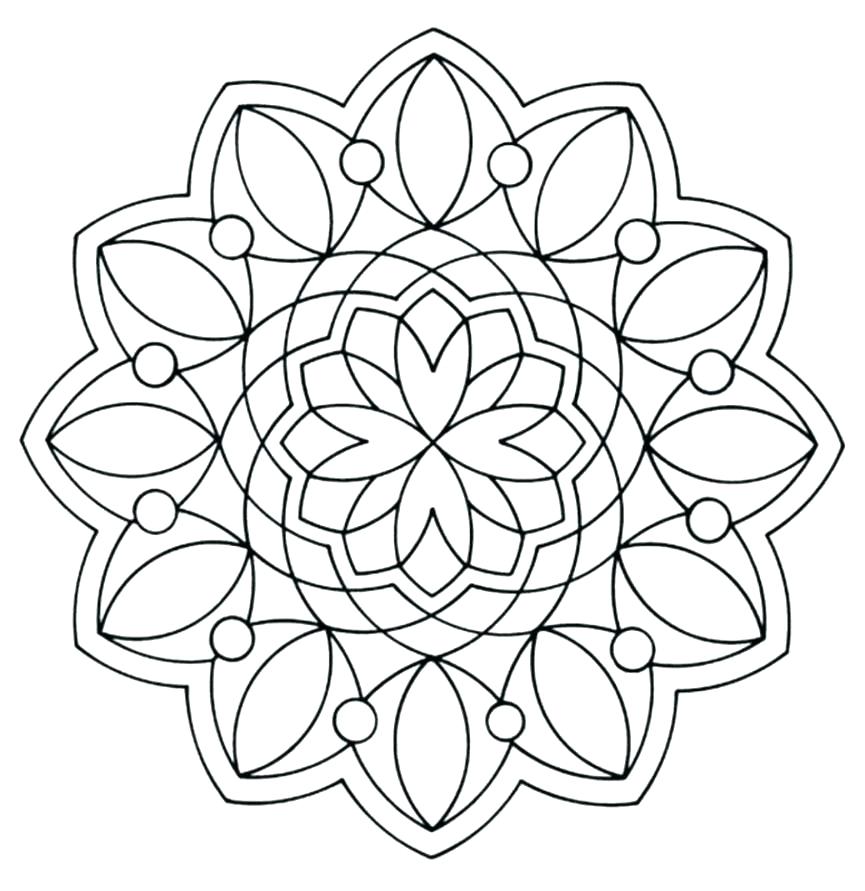 865x891 Geometry Coloring Pages Tech Geometric Coloring Book Details