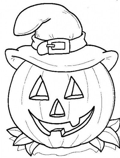 Easy Halloween Coloring Pages