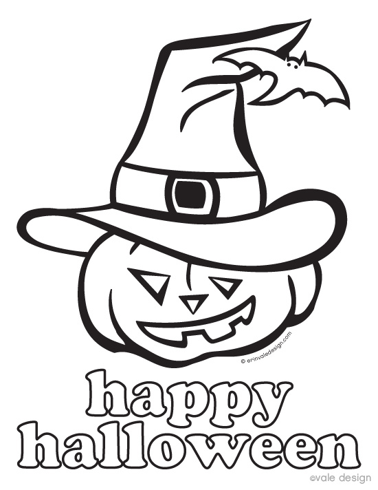 550x712 Happy Halloween Coloring Pages
