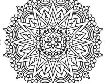 340x270 Black And White Pictures Of Intricate Art To Color
