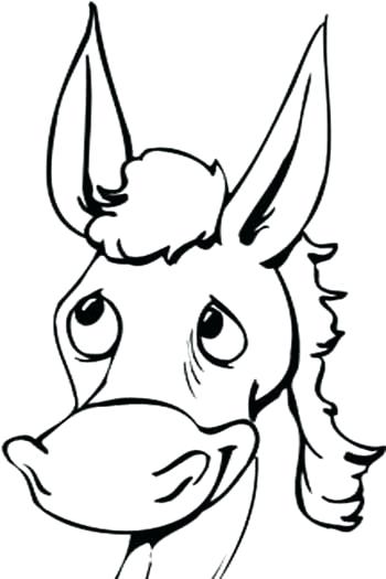 350x525 Cartoon Horse Coloring Pages