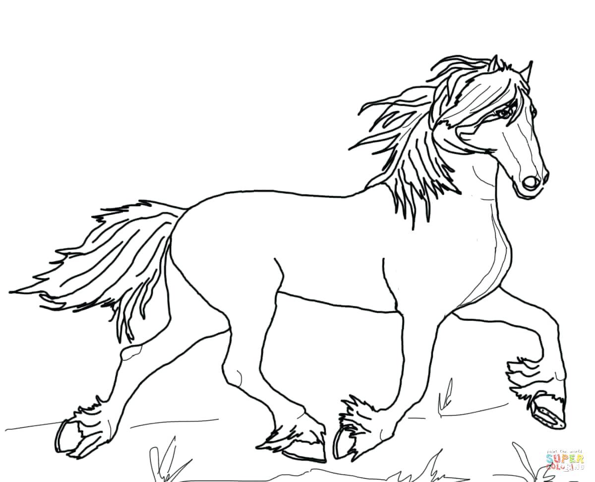 1200x972 Coloring Pages For Adults Easy Horse Page Free Printable An Old