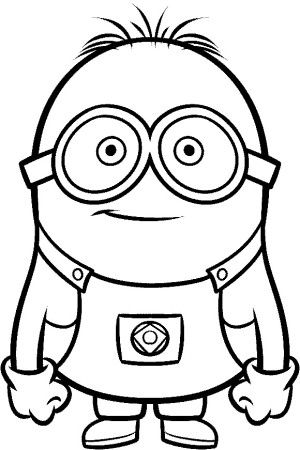 300x450 Despicable Me Minions Printable Coloring Pages Kids