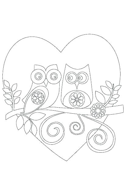 414x640 Owl For Colouring Owl Coloring Pages Easy Best Of Images To Color