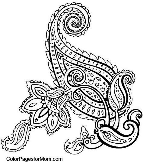 474x539 Easy Paisley Coloring Pages Beautiful Paisley Coloring Page