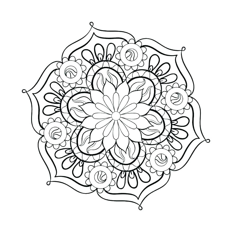 878x878 Easy Adult Coloring Pages As Well As Abstract Art Coloring Pages