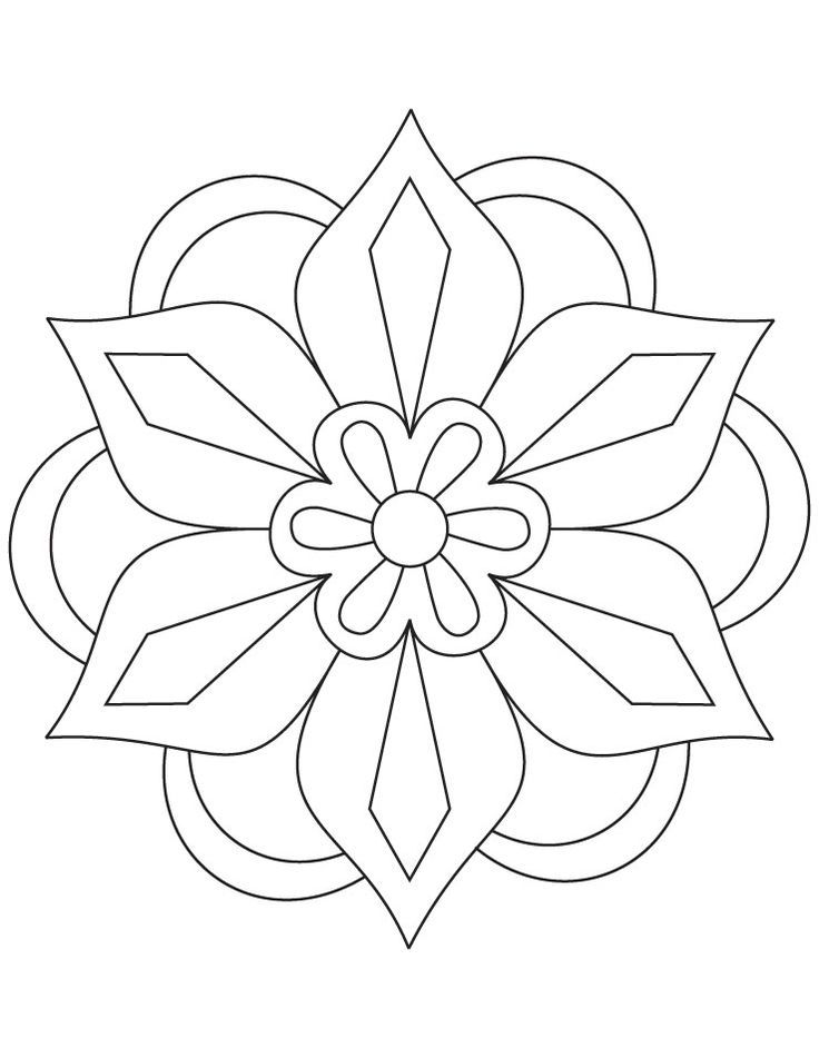 736x951 Diwali Rangoli Patterns Coloring Pages Diwalifbcovers Free