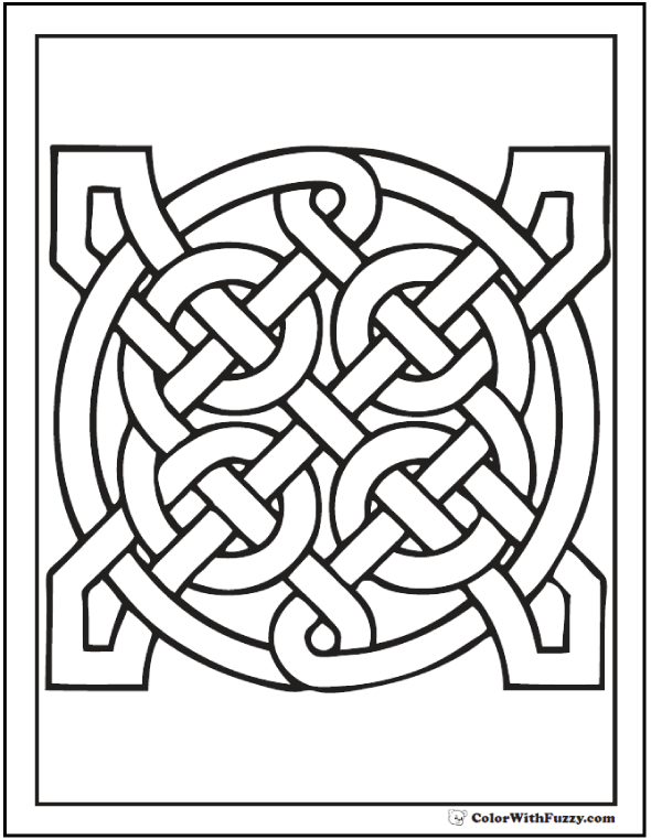 590x762 Celtic Coloring Pages Irish, Scottish, Gaelic Celtic