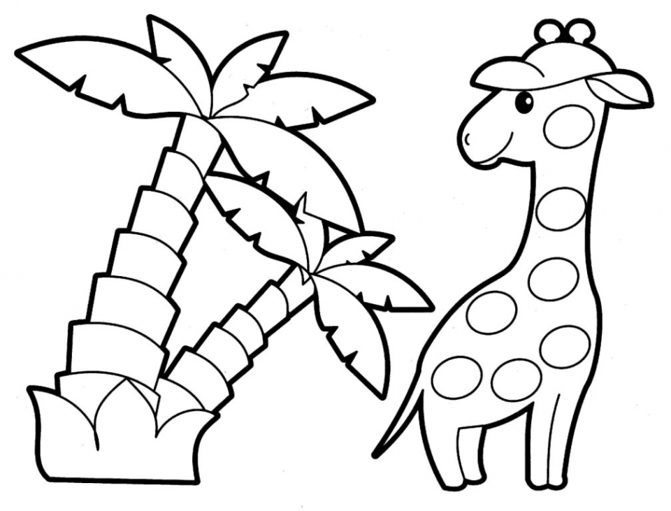 960x731 Get This Easy Printable Animals Coloring Pages For Children !