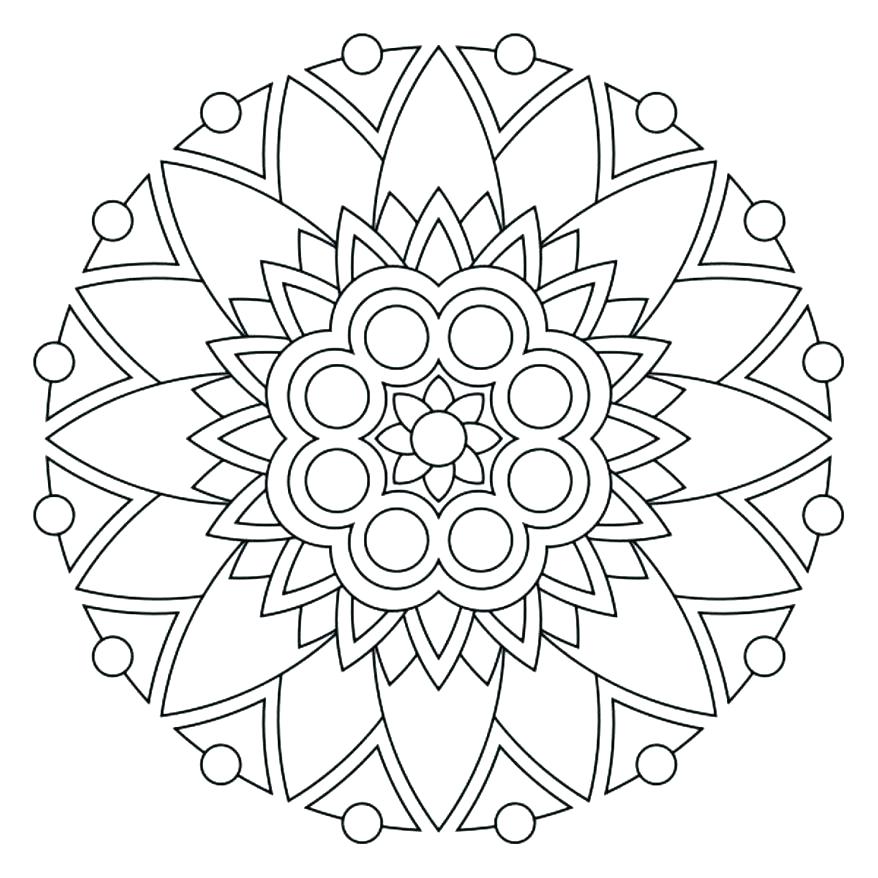 878x878 Coloring Pages Of Mandalas Coloring Sheets Of Mandalas Easy