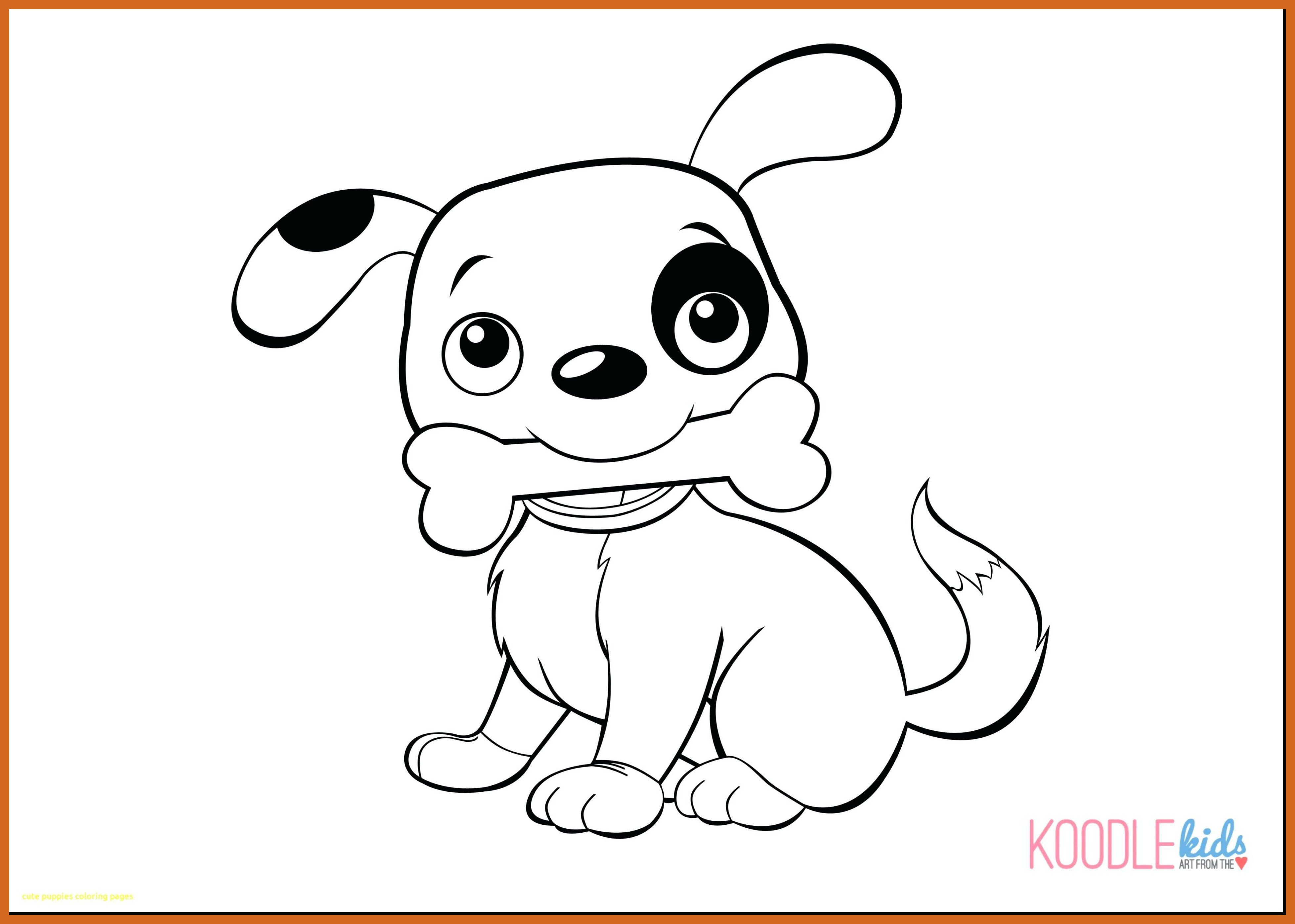 3915x2793 Astonishing Puppy Drawing Cute Easy Cartoon Of Coloring Pages