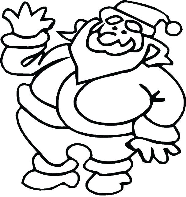 607x643 Santa Claus Coloring Pages Free Printables Coloring Pages Free